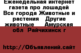 Еженедельная интернет - газета про лошадей - Все города Животные и растения » Другие животные   . Амурская обл.,Райчихинск г.